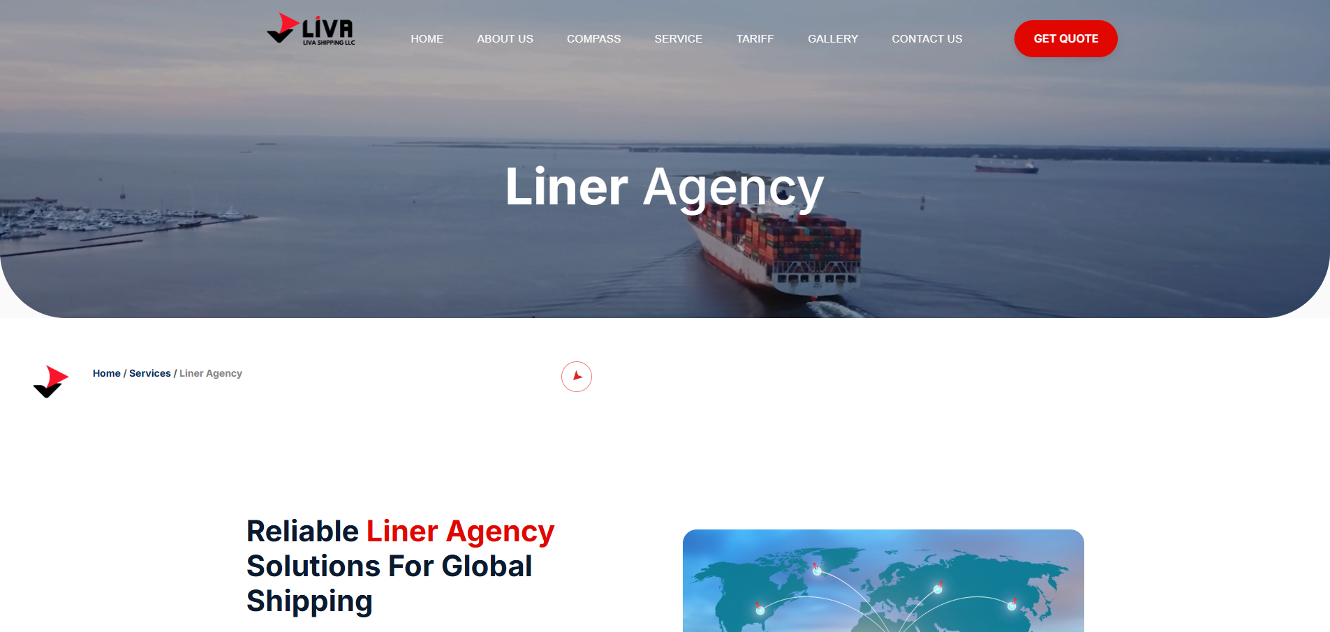 LIVA- Dynamic Website design 